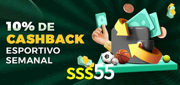 10% de bônus de cashback na sss55